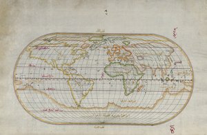 Oval World Map